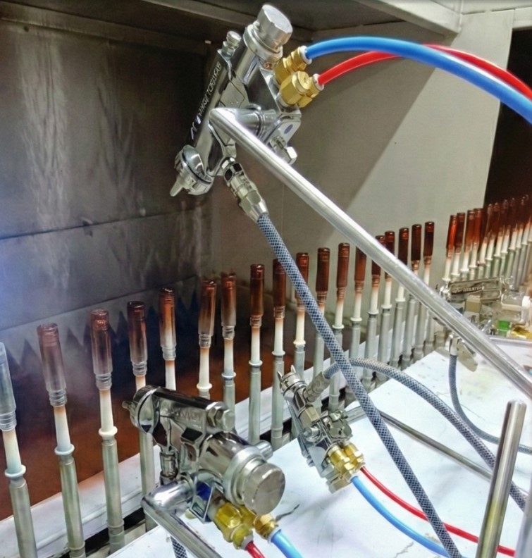 Perfume Glass Bottle Coating Plant – Automated Conveyorized Line with Pre-Treatment Wash, Electrostatic Spray Booth, UV/Powder Coating, Curing Oven for Decorative Metallic/Gradient Finishes on Luxury Perfume Bottles